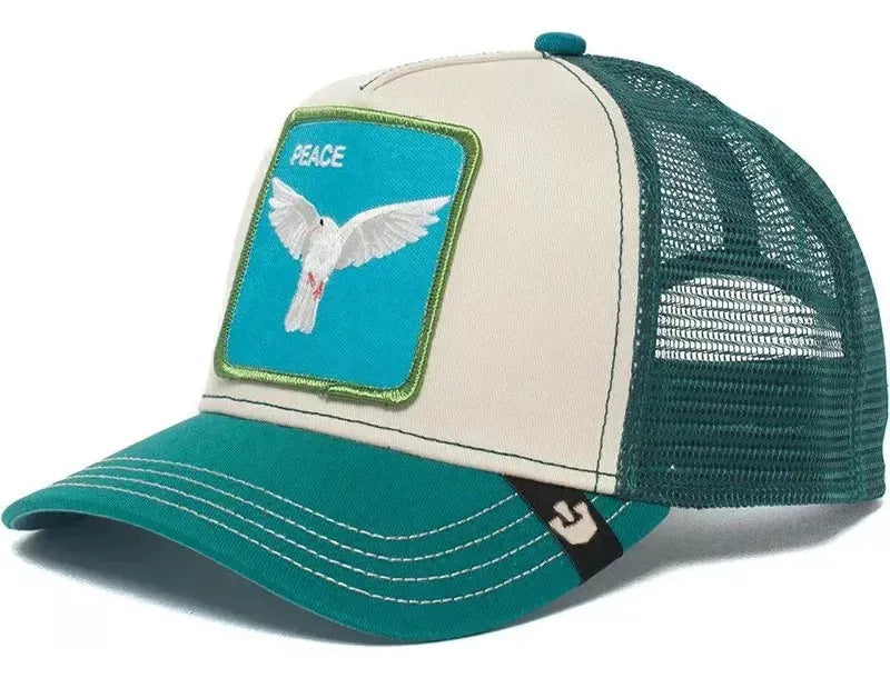 Gorra visera con parche animales